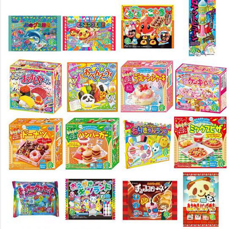 Japanese Snacks - اليابانية Popin Cookin البيتزا Kracie همبرغر