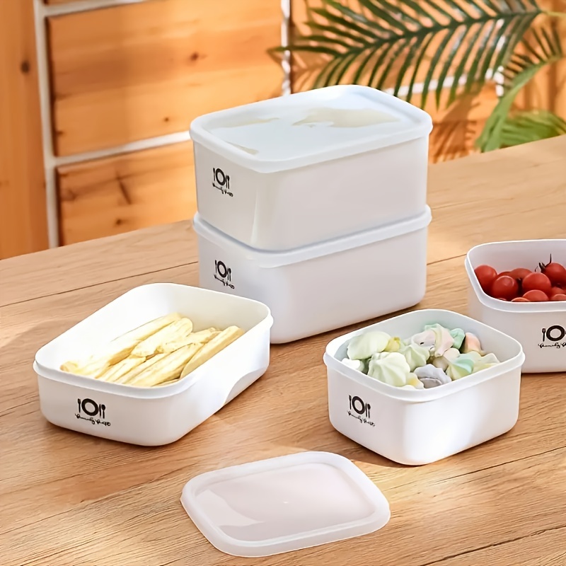Bento Box - علبة طعام بلاستيكية مستطيلة الشكل مناسبة
