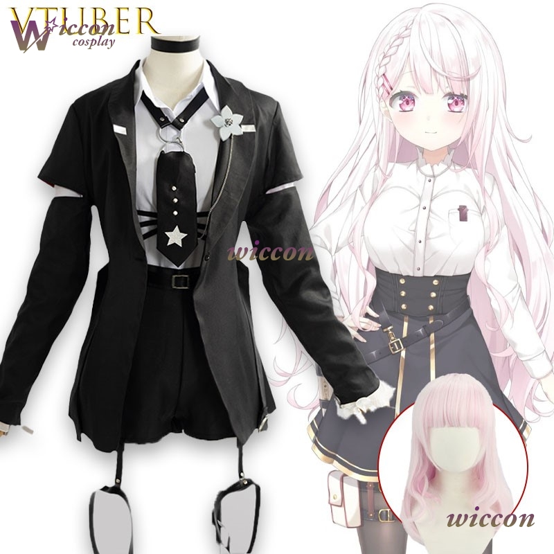 Japanese Fan - زي تنكري شيينا يويكا VTuber بأسلوب