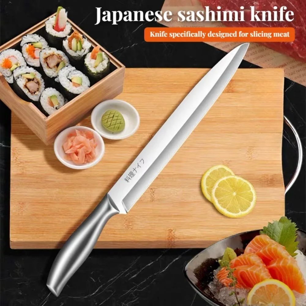 Japanese Knife - سكين ساشيمي السلمون الياباني الاحترافي من