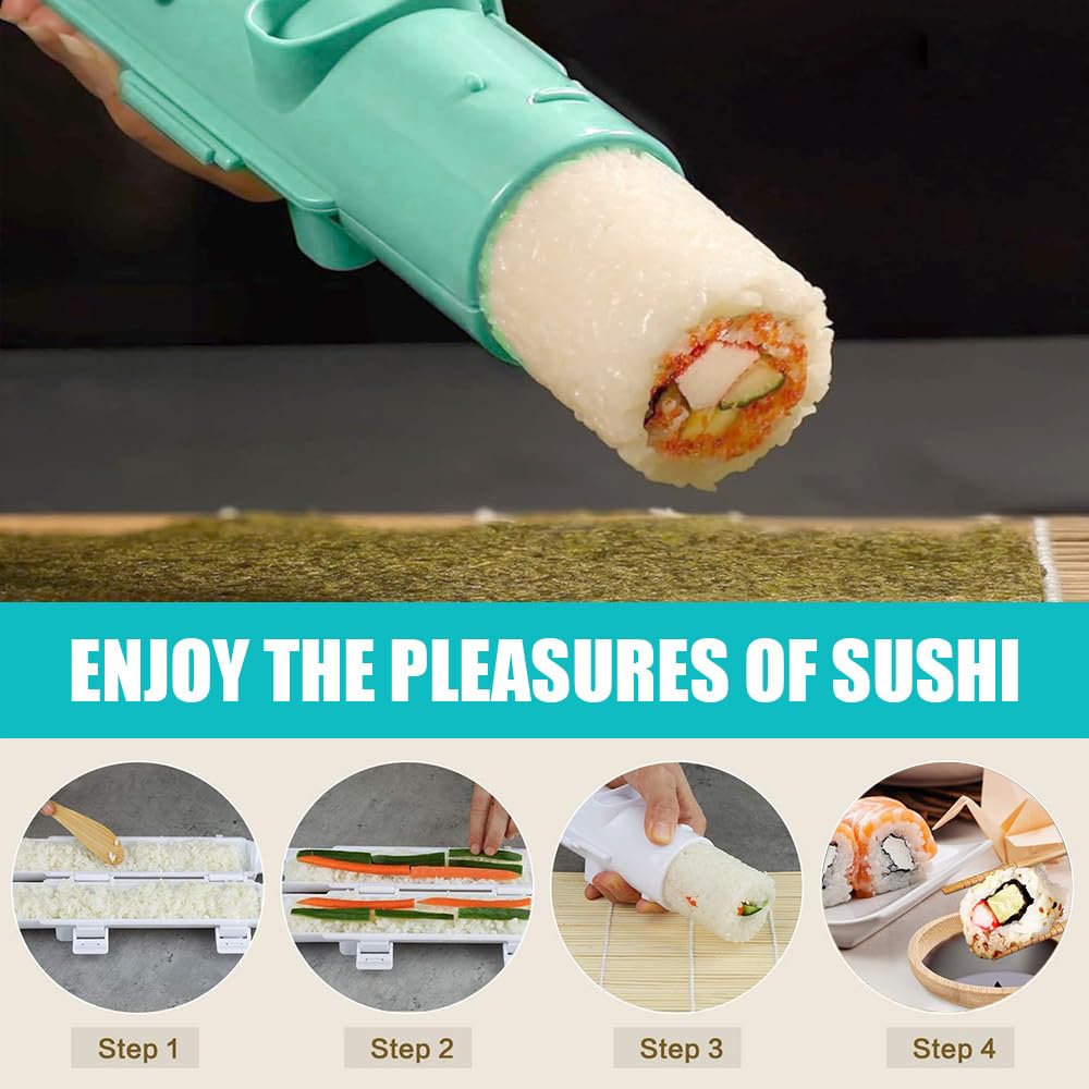 مجموعة صنع السوشي بأنماط مختلف - مراجعة Sushi Making Kit وسعره