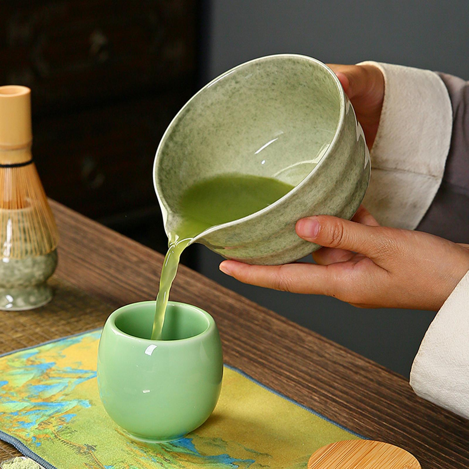 وعاء ماتشا من السيراميك مع فوه - مراجعة Japanese Tea وسعره
