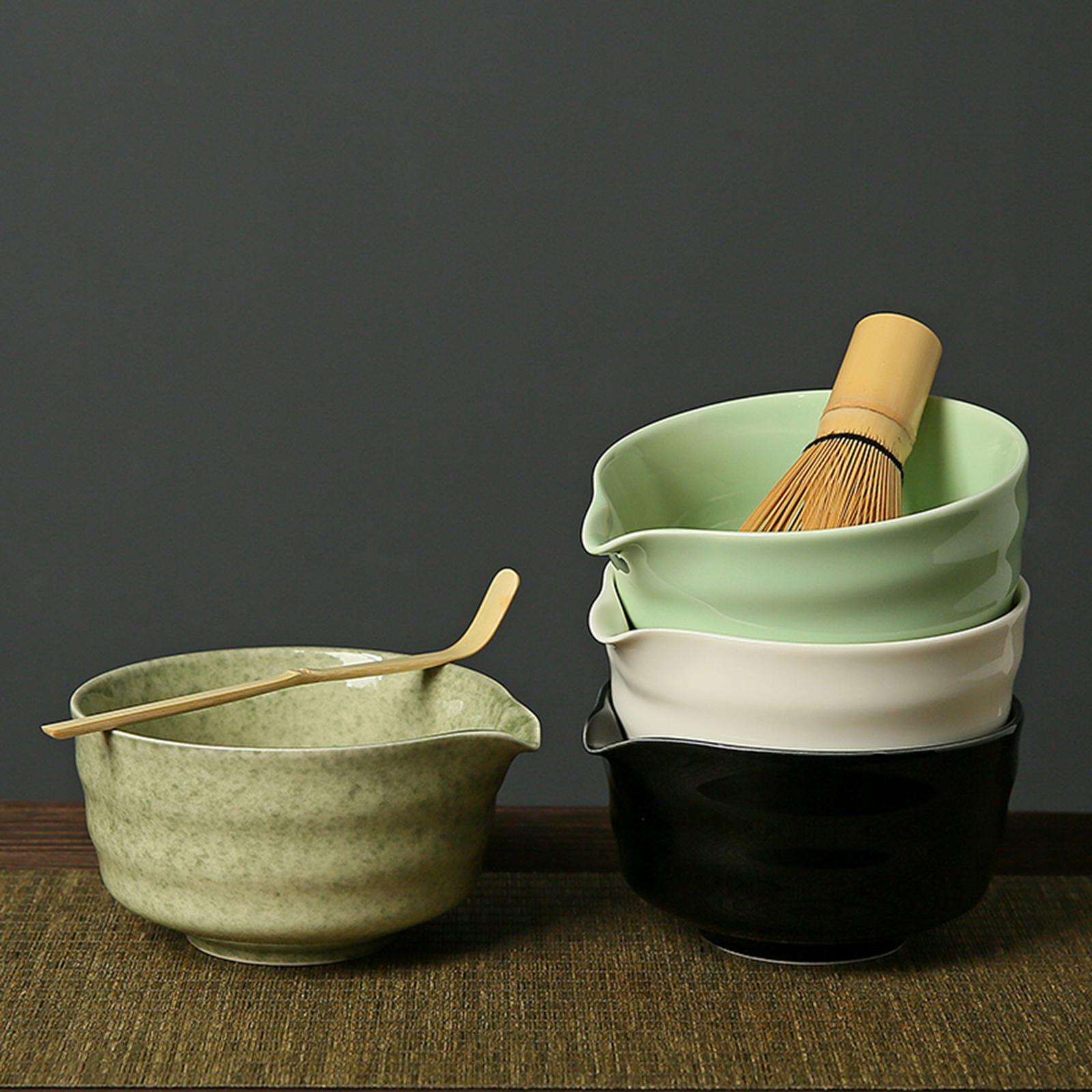 وعاء ماتشا من السيراميك مع فوه - مراجعة Japanese Tea وسعره