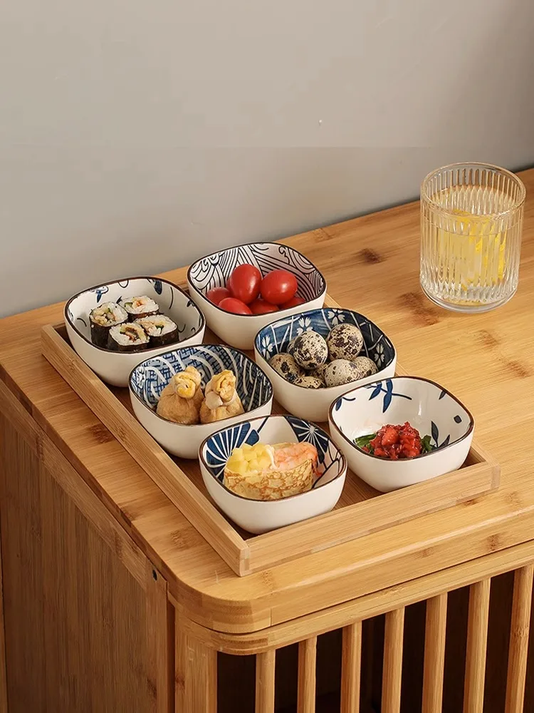 طبق توابل سيراميك على الطراز ا - مراجعة Japanese Snacks وسعره