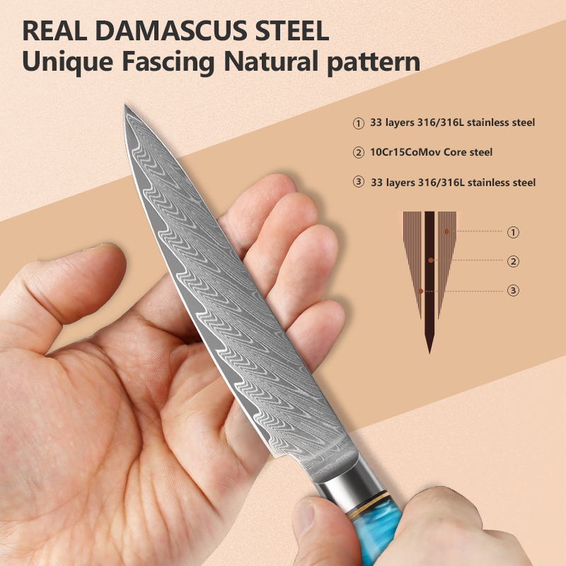 سكين متعدد الاستخدامات 5 بوصات - مراجعة Japanese Knife وسعره