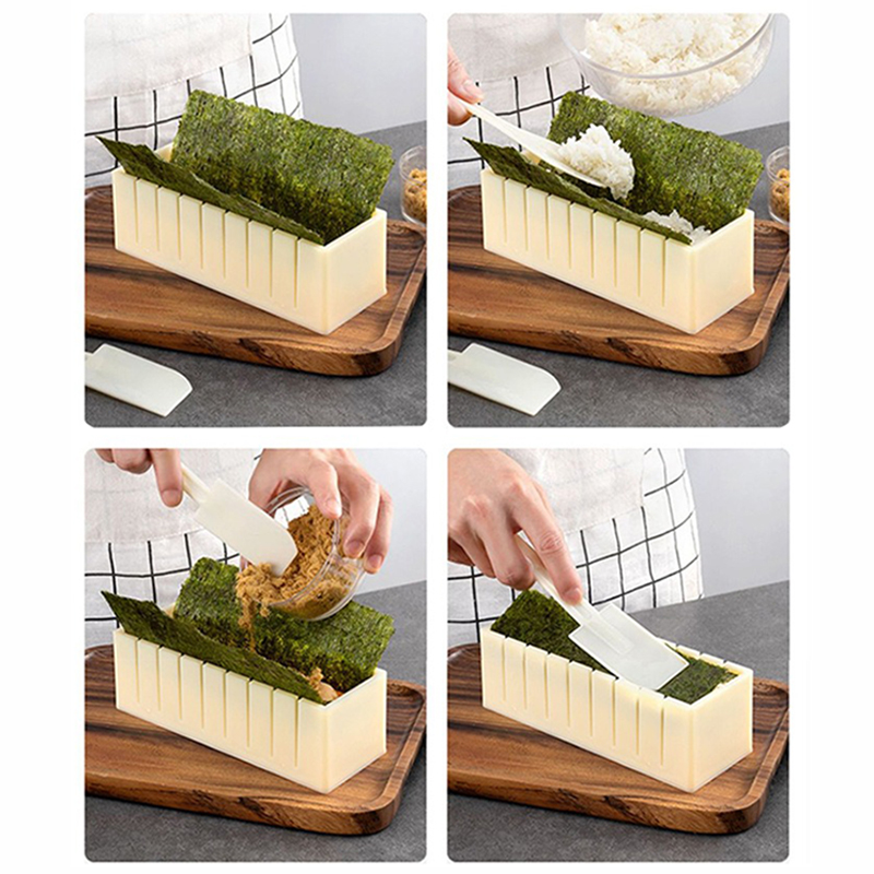 جعل آلة السوشي القاطع صانع الس - مراجعة Sushi Making Kit وسعره