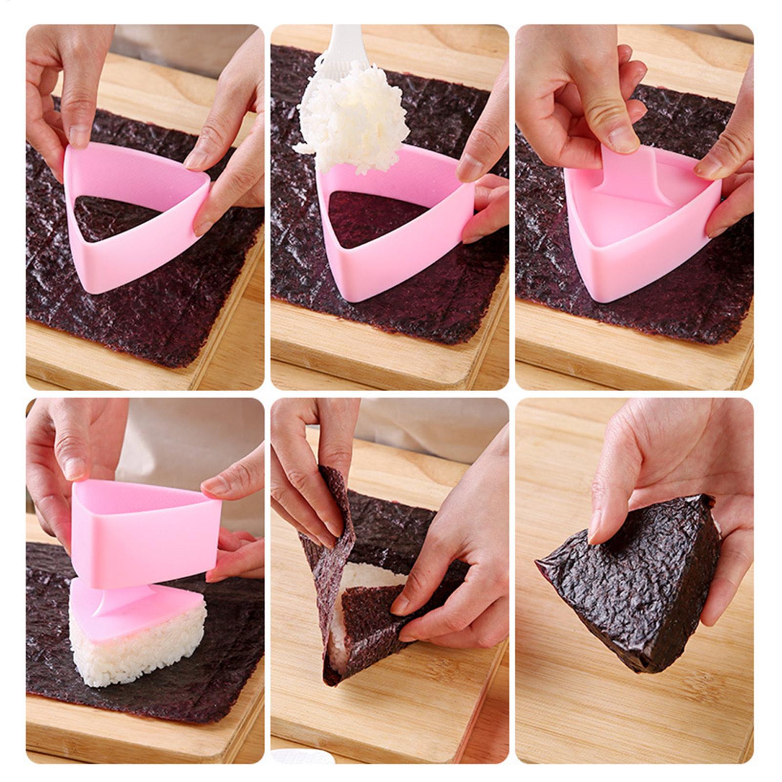 قالب سوشي مثلث الشكل، أداة ضغط - مراجعة Sushi Making Kit وسعره