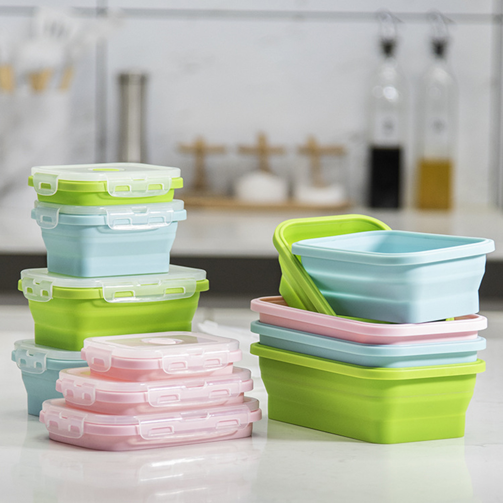علبة طعام من السيليكون قابلة ل - مراجعة Bento Box وسعره