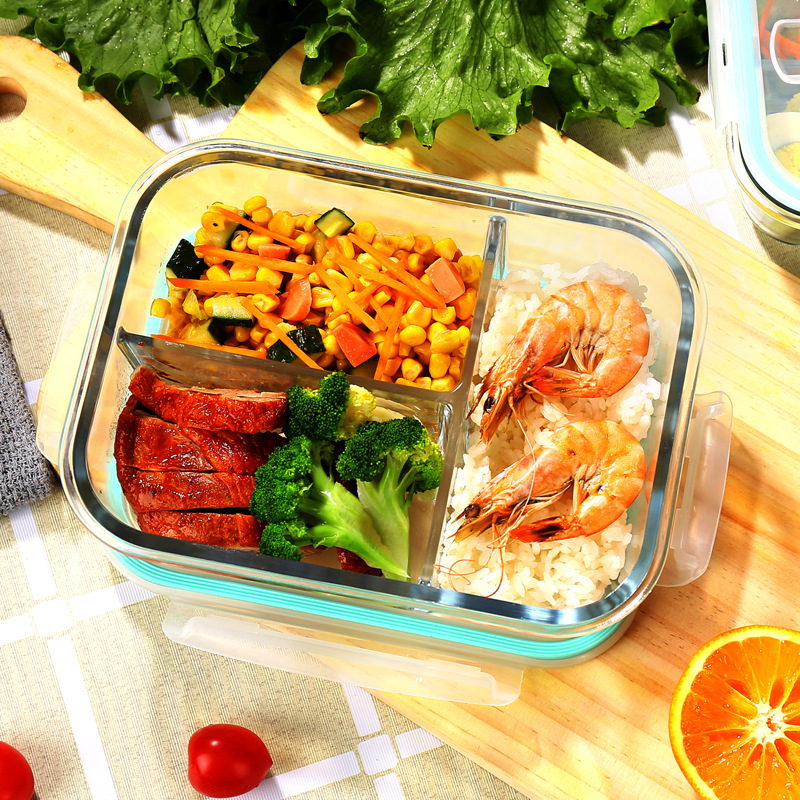 صندوق زجاجي لحفظ الطعام، مصنوع - مراجعة Bento Box وسعره