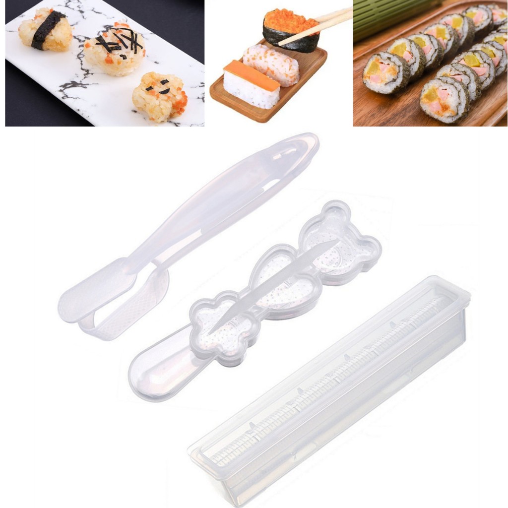 3 قطعة/المجموعة مجموعة قوالب ا - مراجعة Sushi Making Kit وسعره