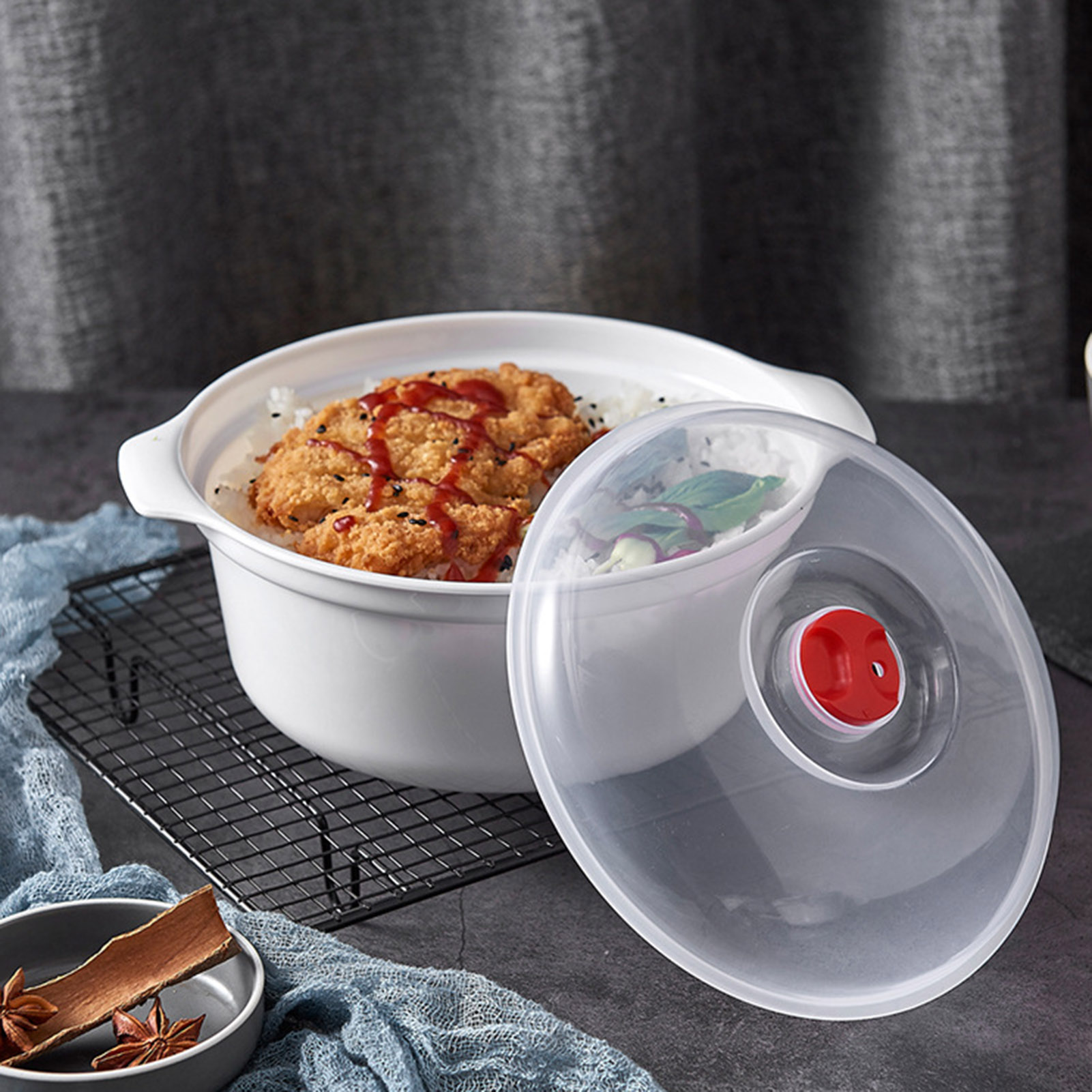 علبة طعام احترافية مستديرة لحف - مراجعة Bento Box وسعره