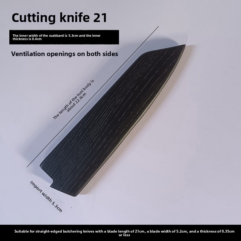 غطاء سكين خشبي من خشب الدردار  - مراجعة Japanese Knife وسعره