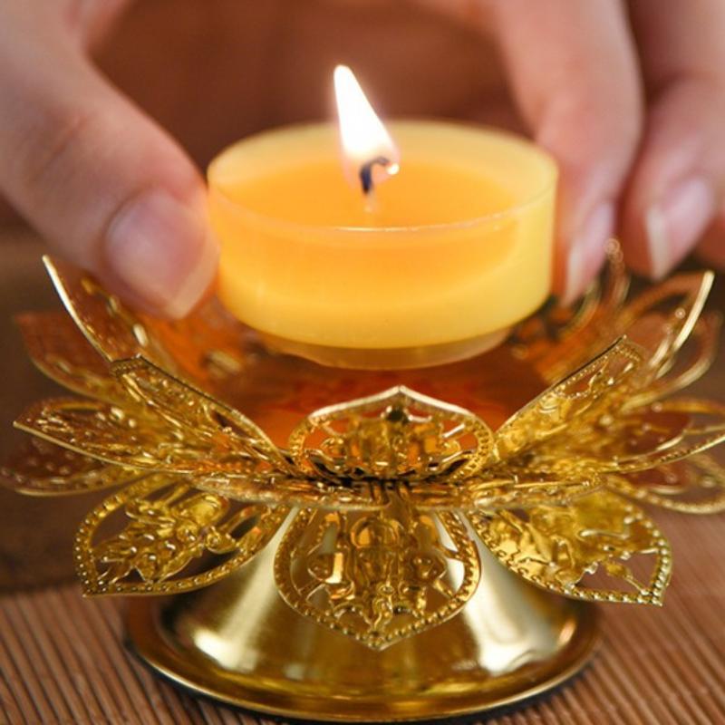 حامل شمعة الشاي بتصميم زهرة ال - مراجعة Incense Holder وسعره